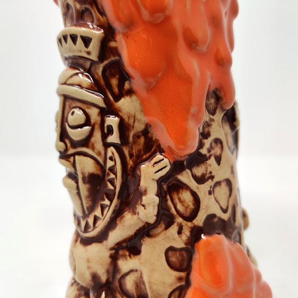 Disneyland Krakatoa Tiki Mug Cup 2nd Edition Trader Sams Enchanted Tiki Bar Lava - Picture 7 of 16